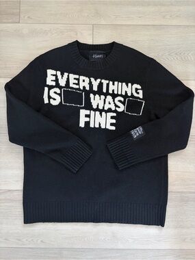 Ksubi “I’m Fine” Crewneck Sweater
